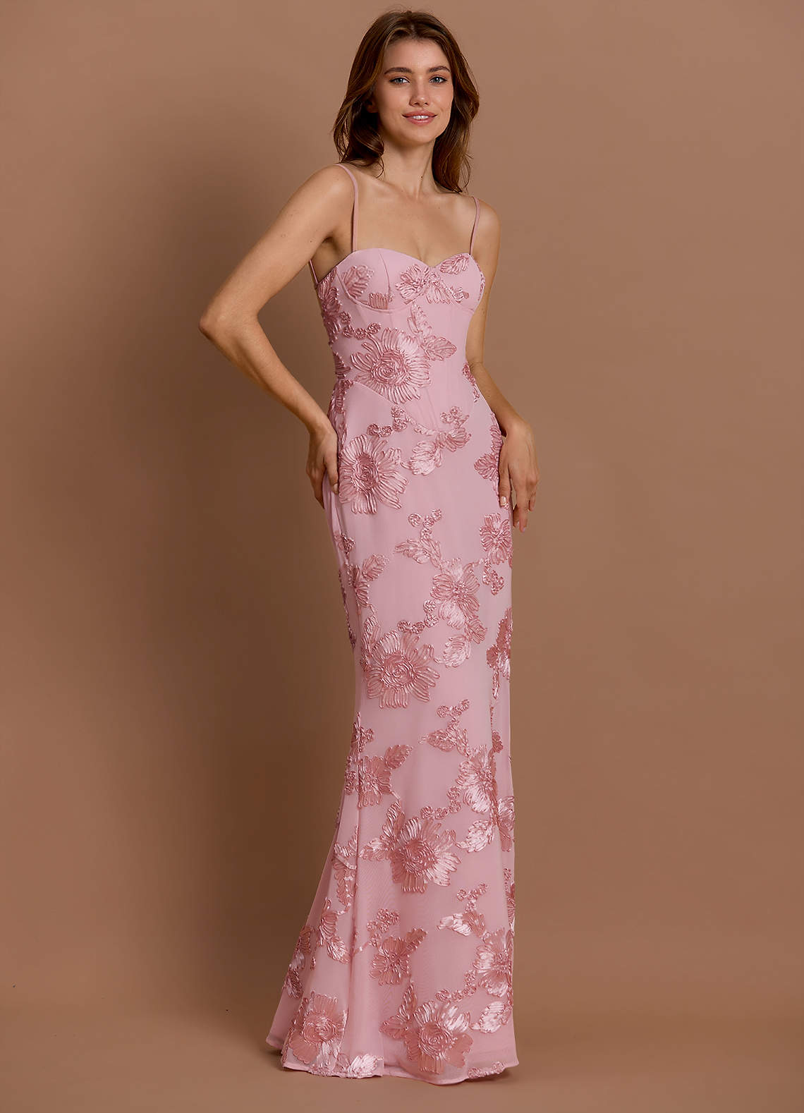 Vestido Rosado Largo Anika image2