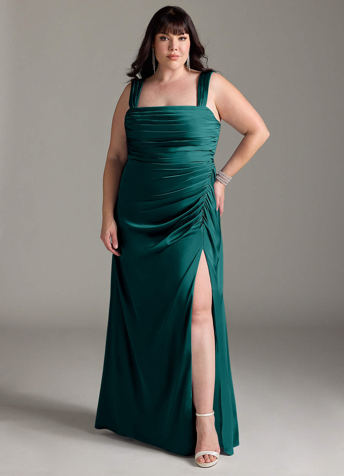 peacock satin bridesmaid dresses Teal,Peacock,Dark Green,Emerald Bridesmaid Dresses: Buy Women's Dresses Online at STACEES