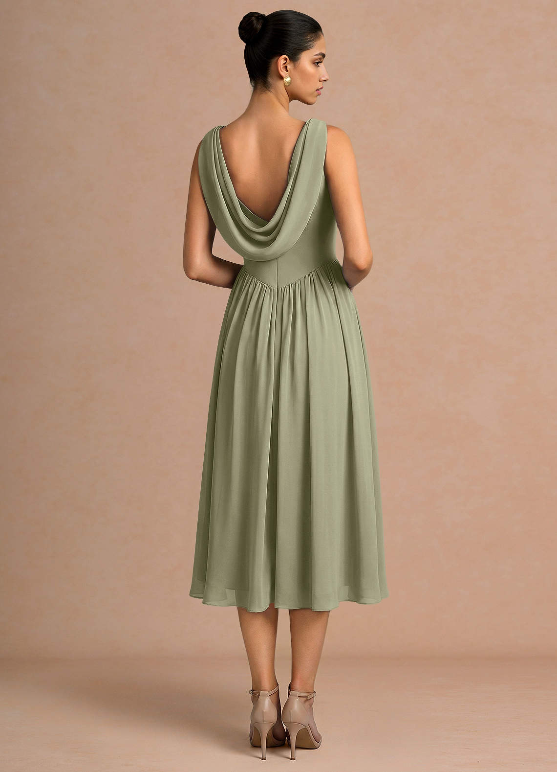 pistachio midi dress PISTACHIO GREEN MIDI SLIP DRESS Style Air