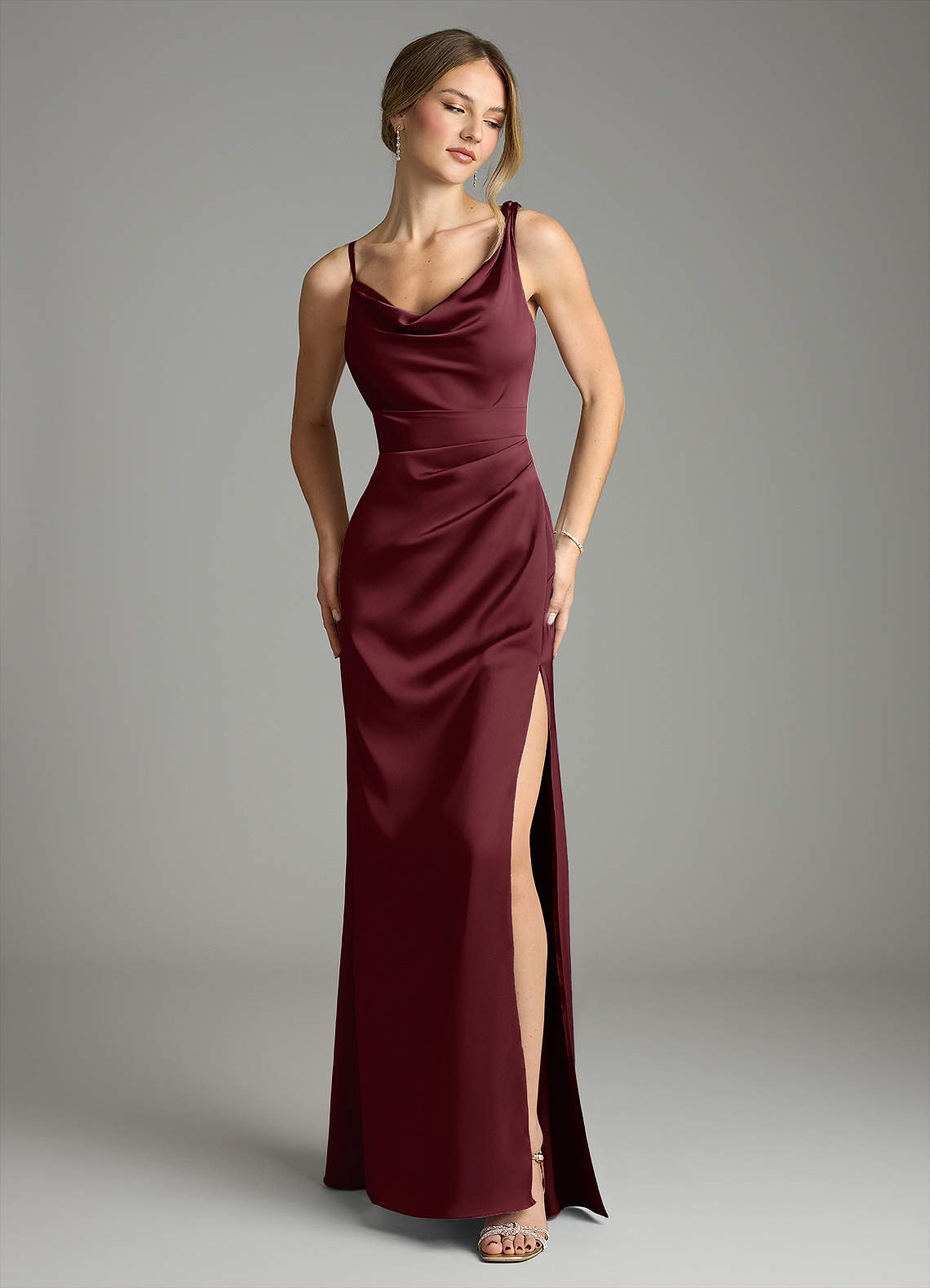 dark magenta bridesmaid dresses Short Fuchsia Pink Homecoming Dress with Cut Out Fuchsia Pink / 4