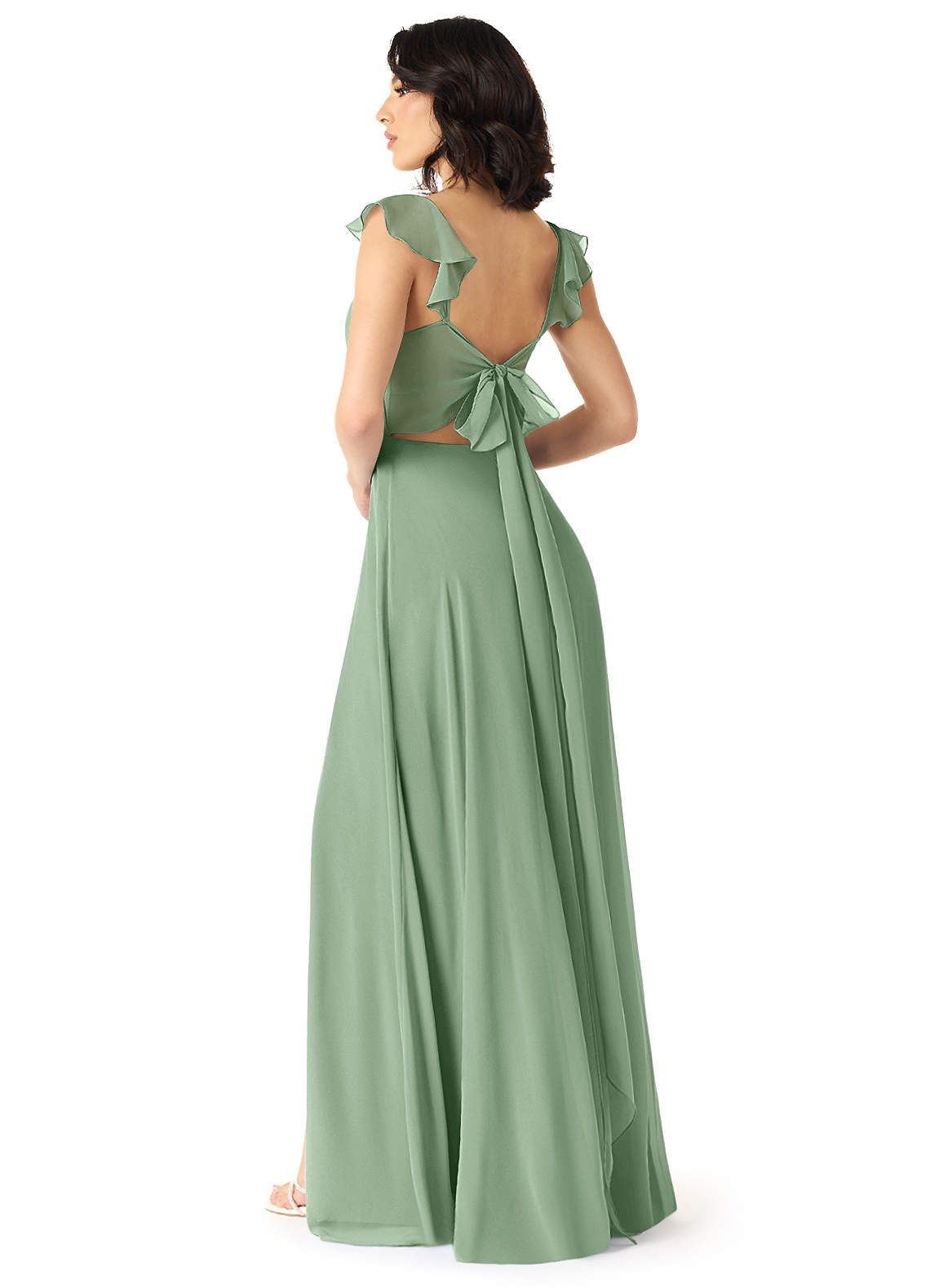 Azazie Everett Matcha Bridesmaid Dresses | Azazie