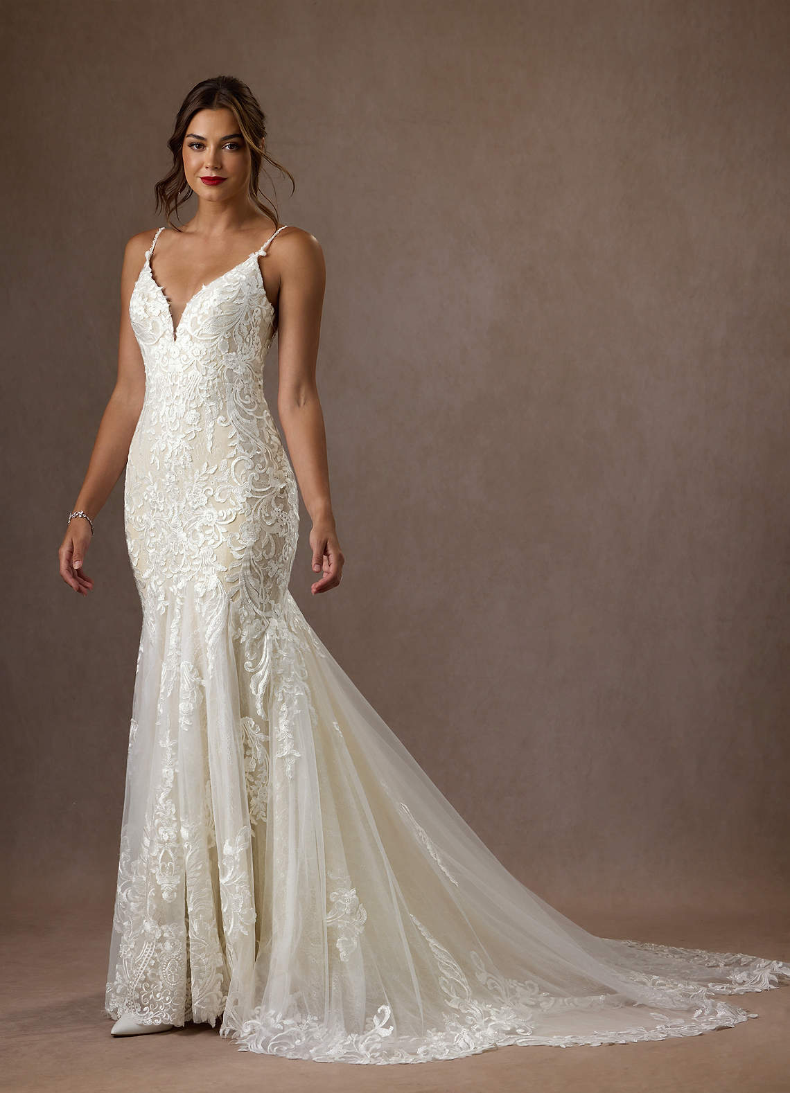 chinese dress ladies Luxury Shiny Beaded Wedding Dress main image 0