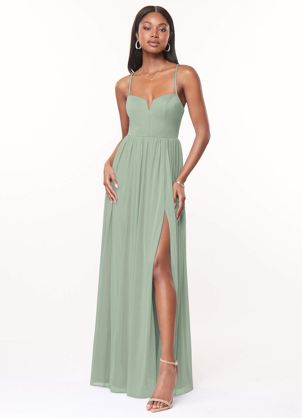 green emerald velvet dress Aurelia Premium Embellished Corset Gown in Sage Green