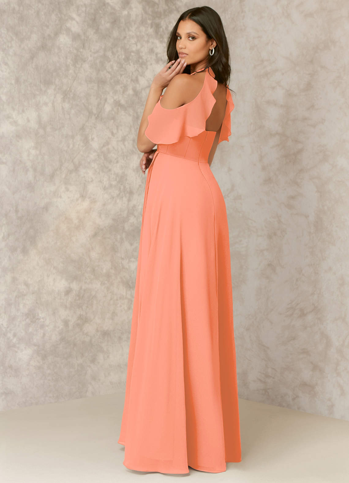 Bridesmaid dresses outlet off shoulder sleeves