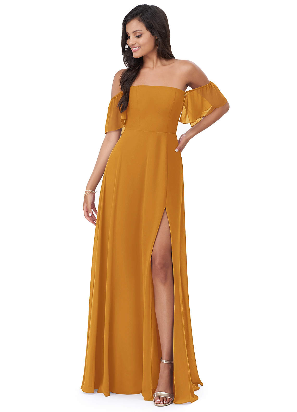 Matcha Azazie Sue Ready to Ship Bridesmaid Dresses | Azazie