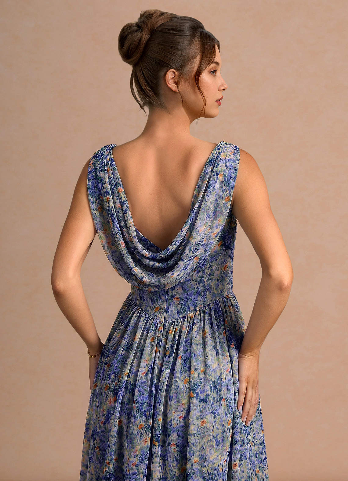 Aurore Lilac Floral Maxi Dress image5