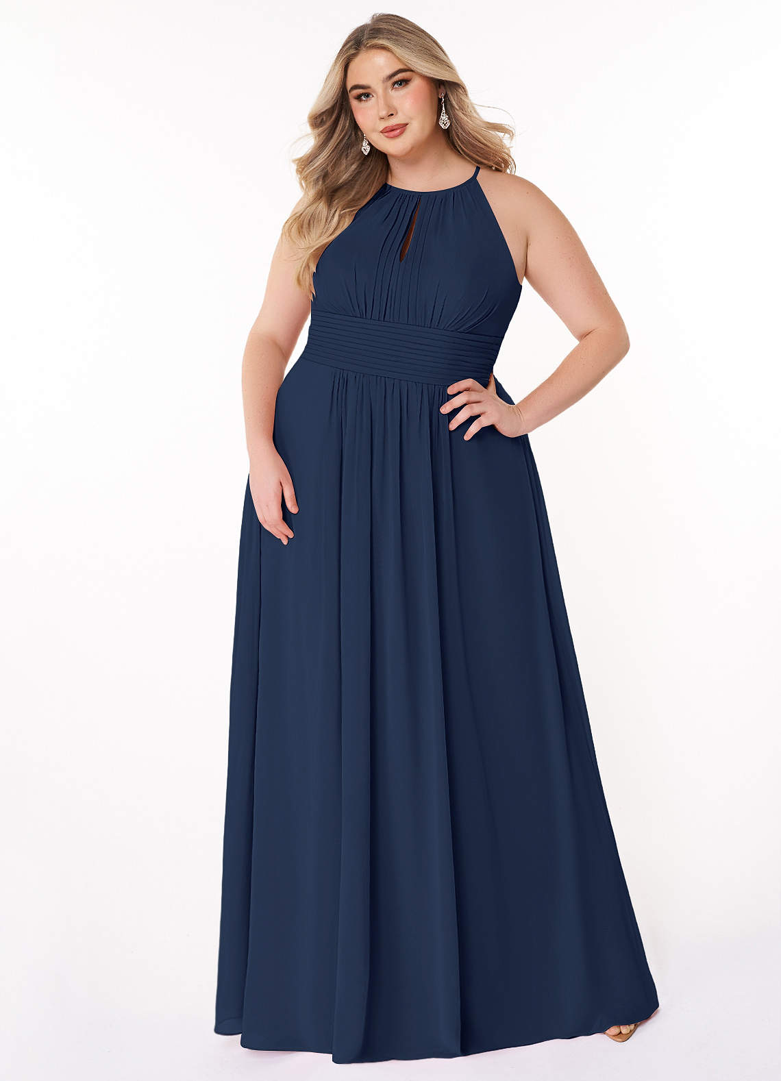 Navy bridesmaid 2025 dresses size 18