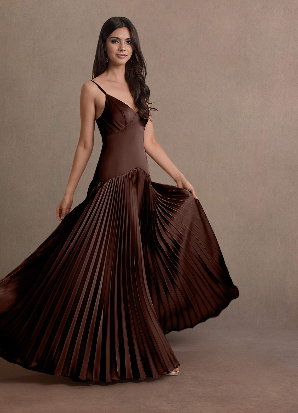ロージールーチェ Brown Petals Dress ロージールーチェ Brown Petals Dress