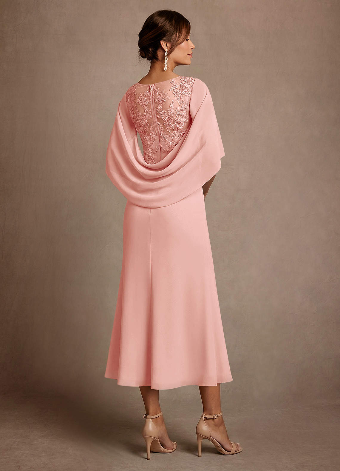 Azazie Forums Mother of the Bride Dresses Rosette A-Line Lace Dress image1