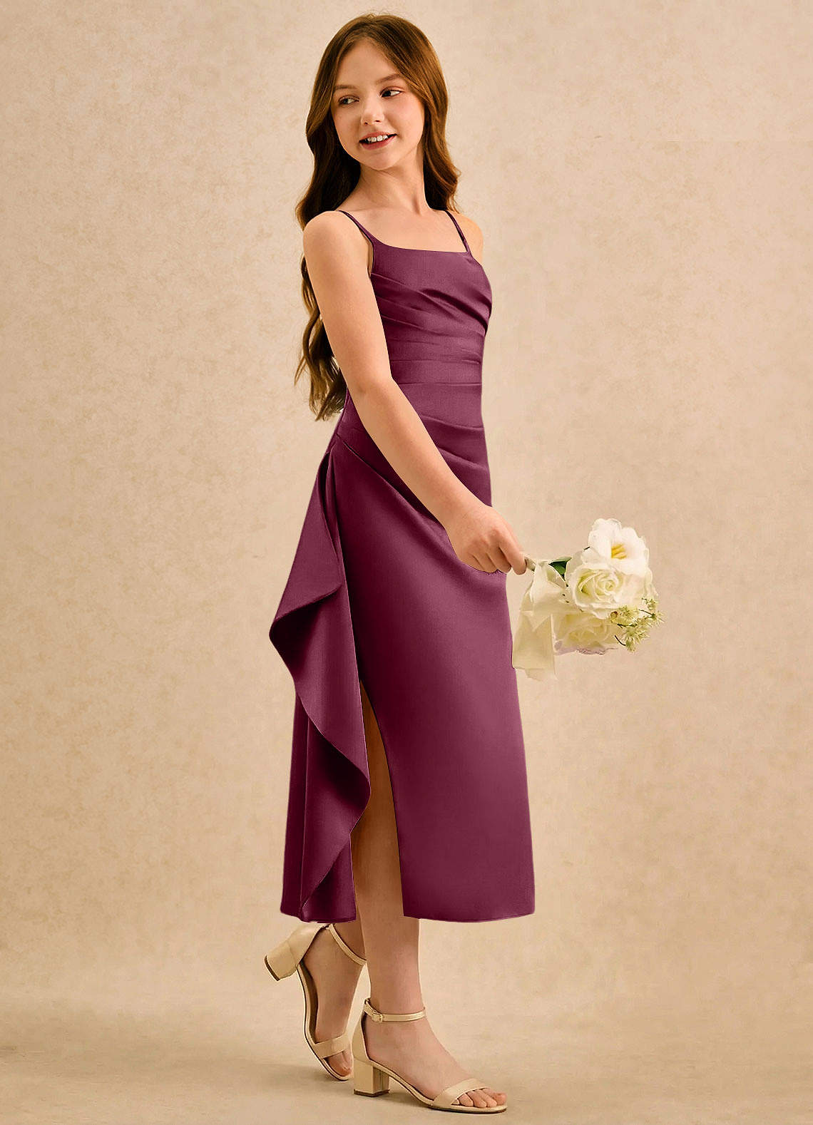 canna silk dress Azazie Canna Girls Formal