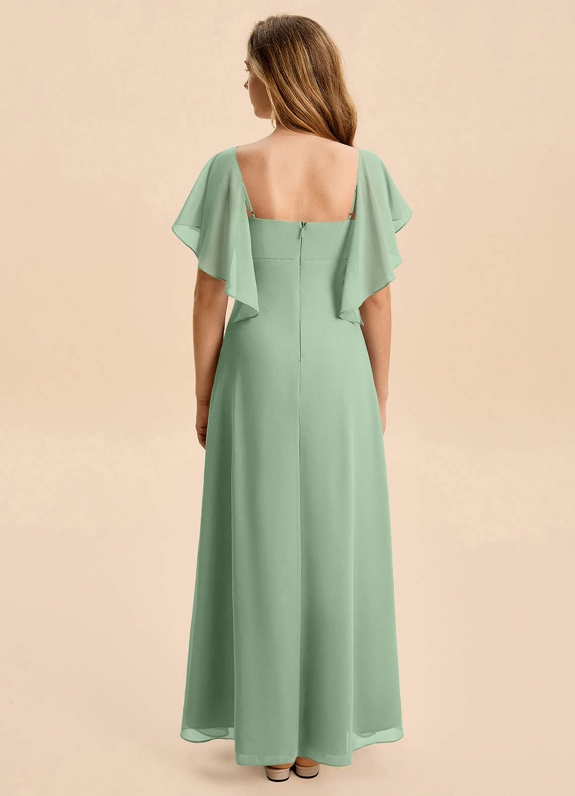 Azazie Selena Junior Bridesmaid Dress in Matcha | Azazie Azazie Selena Junior Bridesmaid Dress in Matcha | Azazie