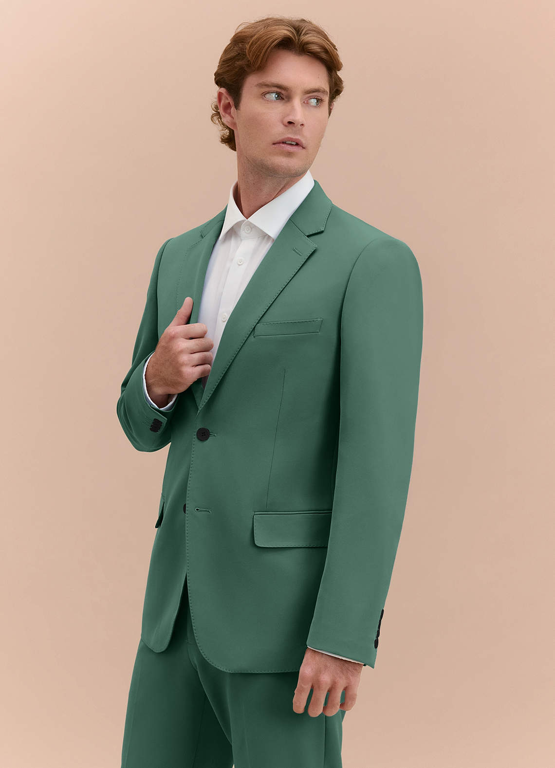 front James Eucalyptus Structured Stretch Suit