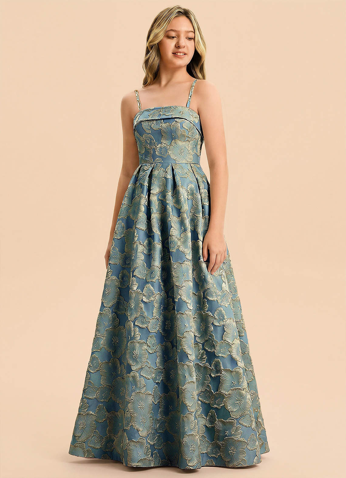 front Azazie Florentine Junior Formal Dress