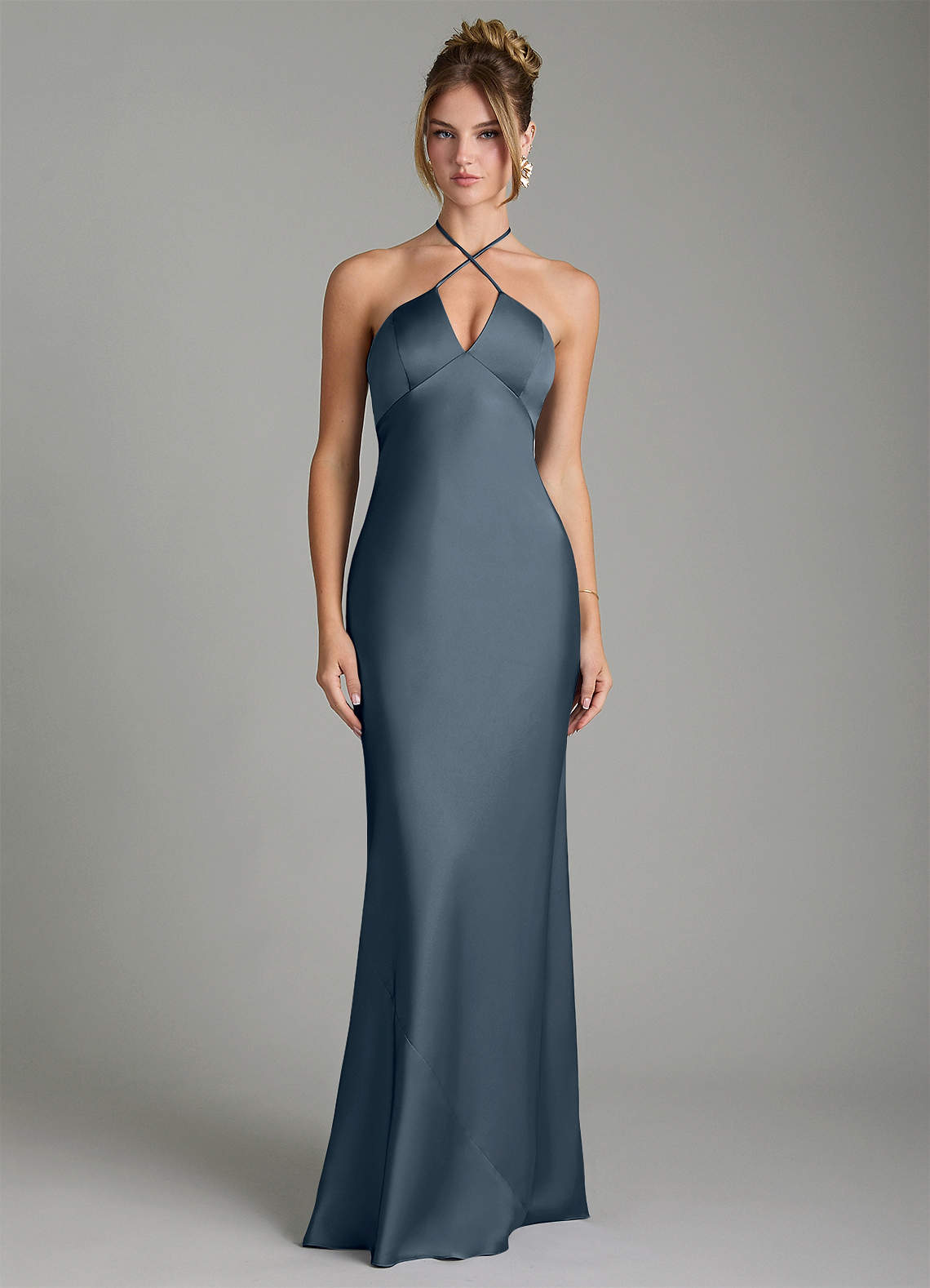 teal chiffon bridesmaid dresses Ever-Pretty ever LEORA|A-Line Pleated Tie-Waist Fall Formal Wedding Guest Dress With Sleeves In Sky Blue Size 4 White & Pink Floral Size:XL (Chest Width 50in.) weekendmood Let them be breathtakingly