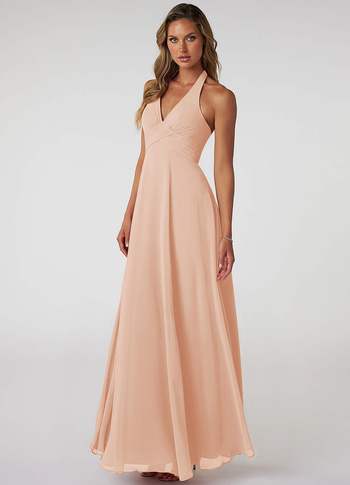 sachin and babi light blue dress 22 Best Blush Bridesmaid Dresses If You're Thinking Pink main image 0