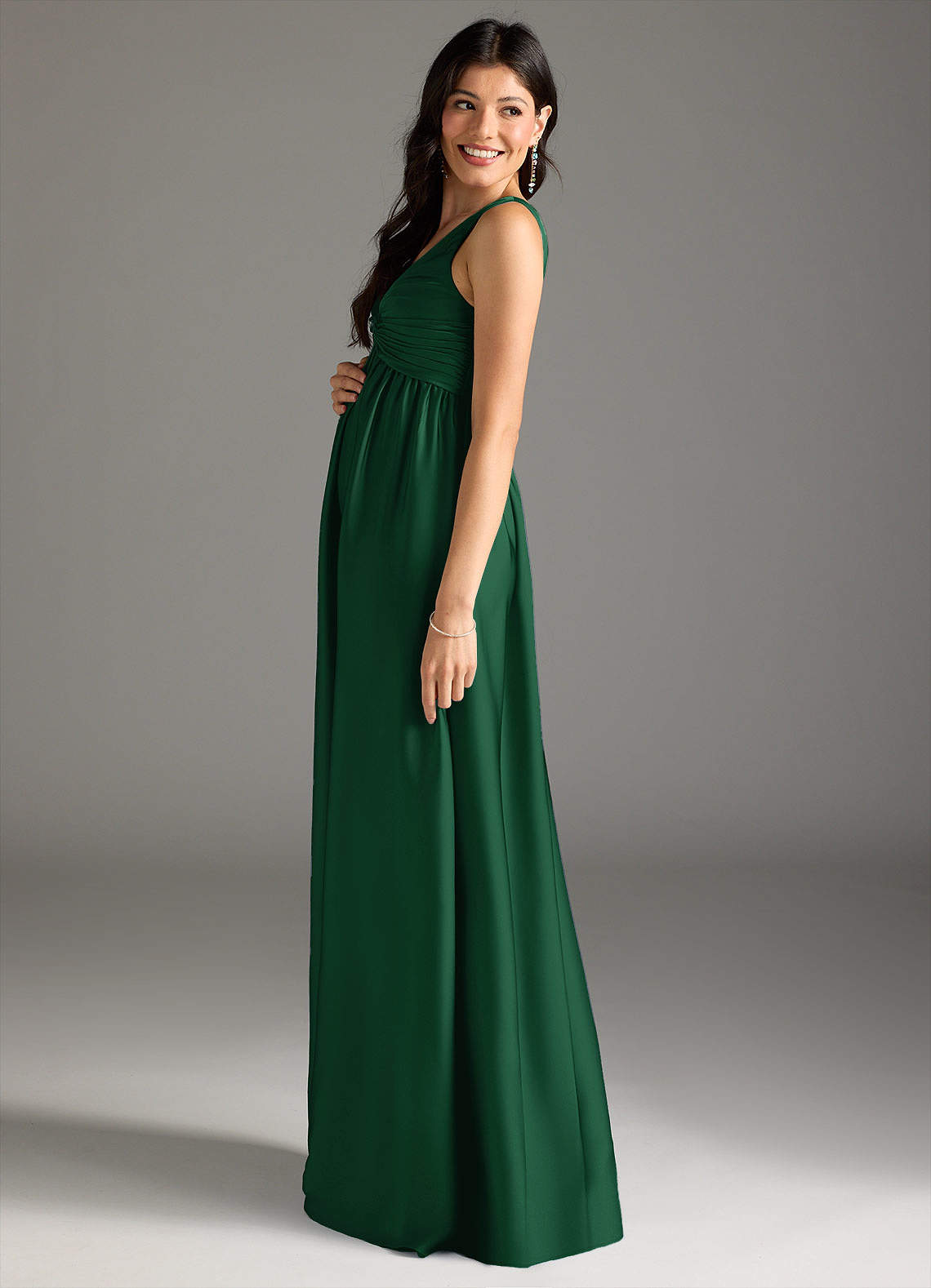 pea in the pod maternity bridesmaid dresses Kennedy Blue Drew Velvet Maternity Bridesmaid Dress