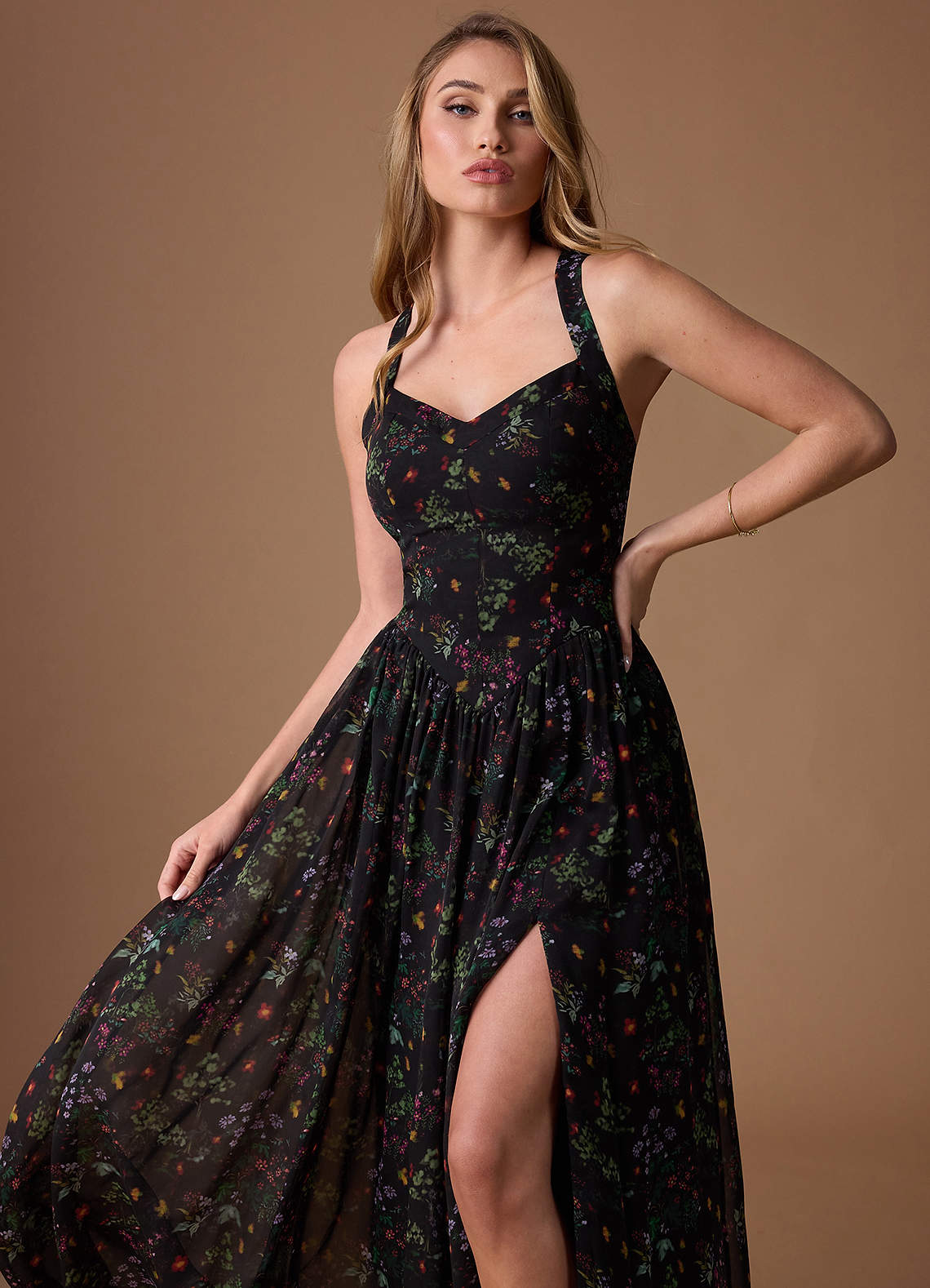 Dionna Shadow Bloom Maxi Dress image6