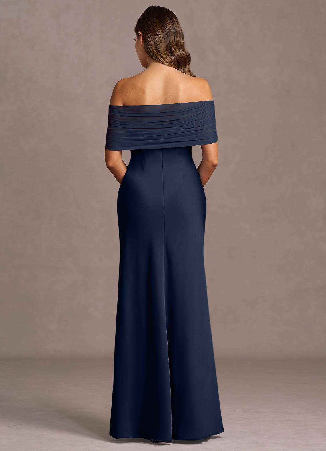 Wyneth Navy Maxi Dress Ready to Ship | Azazie