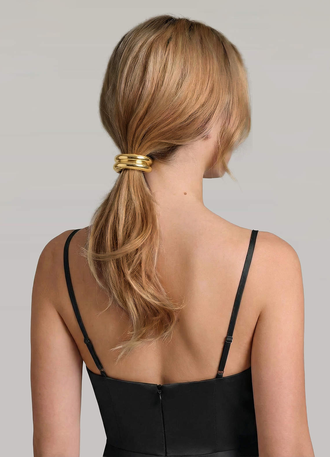 front Metalowa gumka do włosów