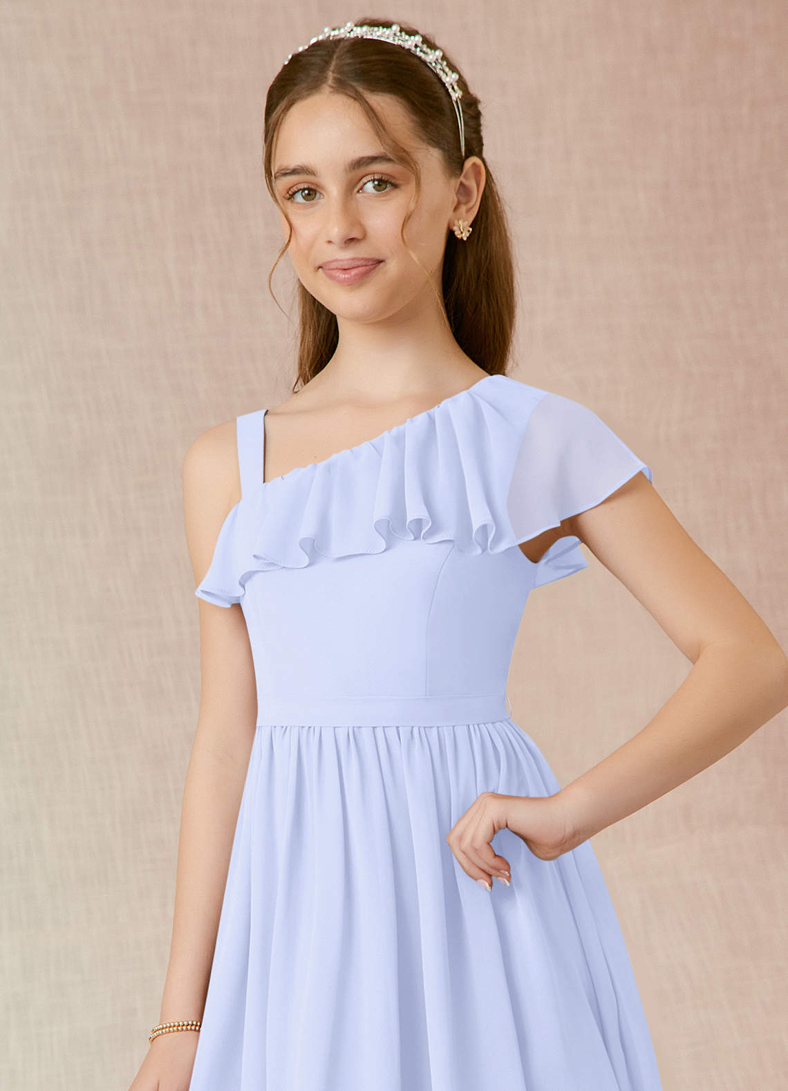 Azazie Mango Junior Ready to Ship Bridesmaid Dress in Lavender | Azazie