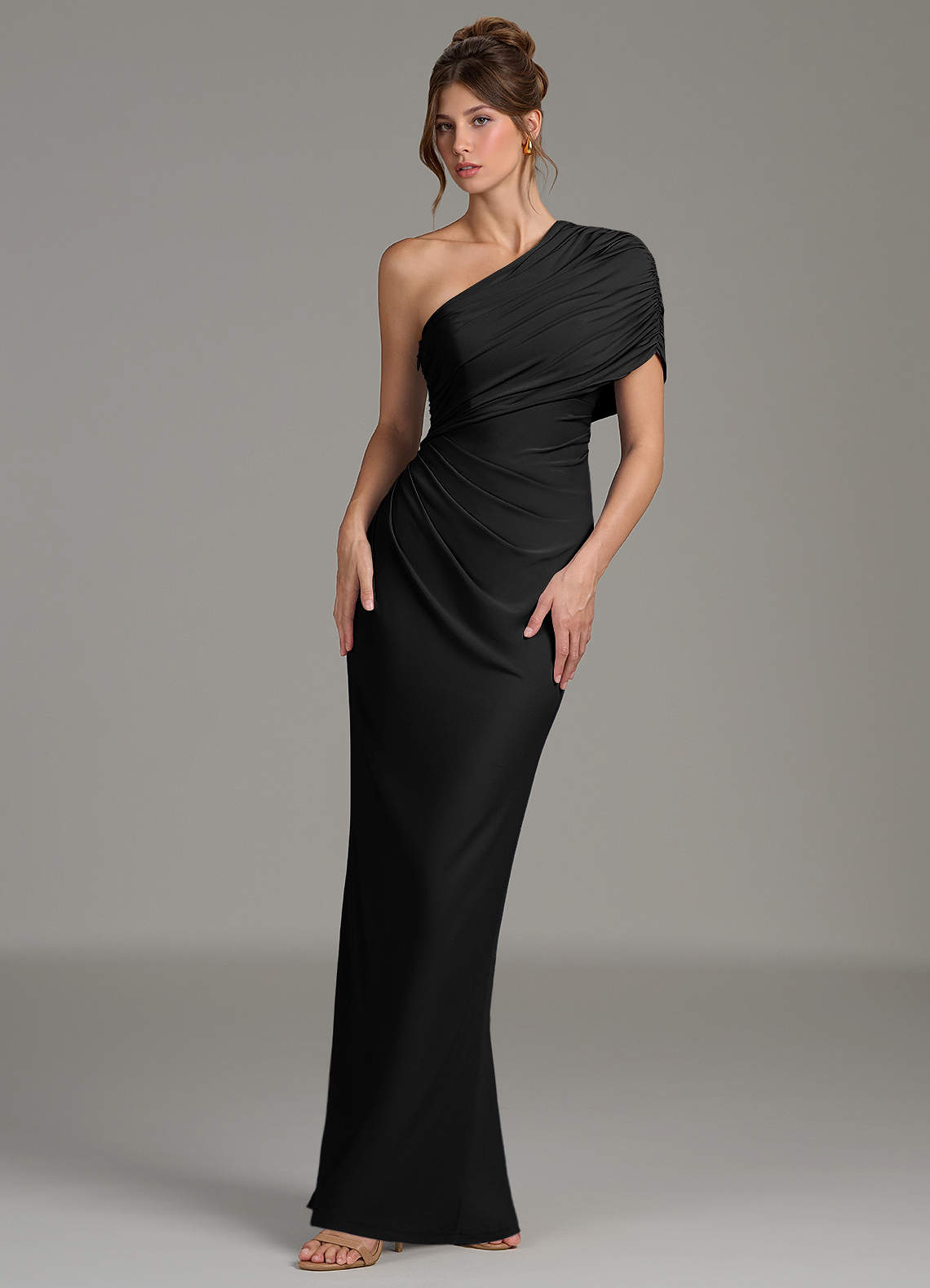 jersey bridesmaid dresses Azazie Essence