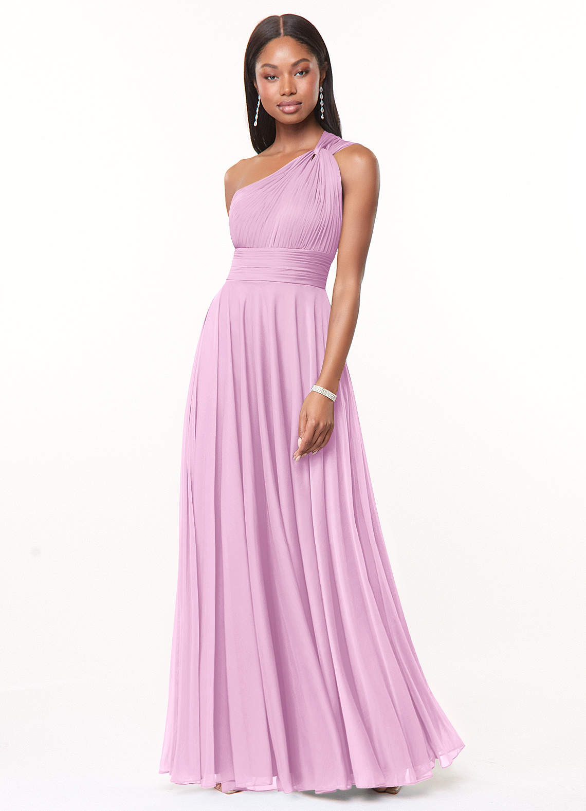 Purple pink bridesmaid dresses hotsell