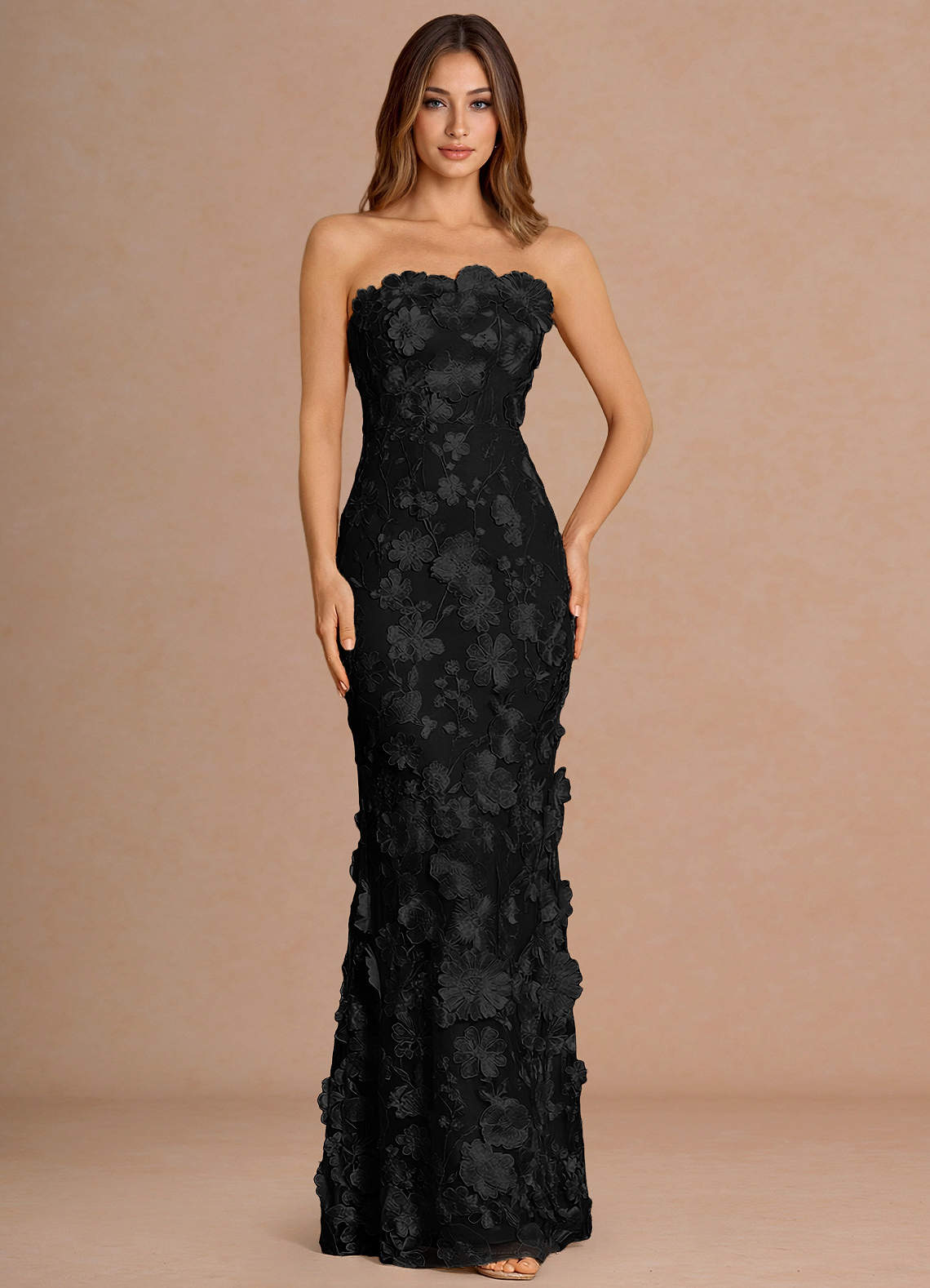 Della Black Maxi Dress image2