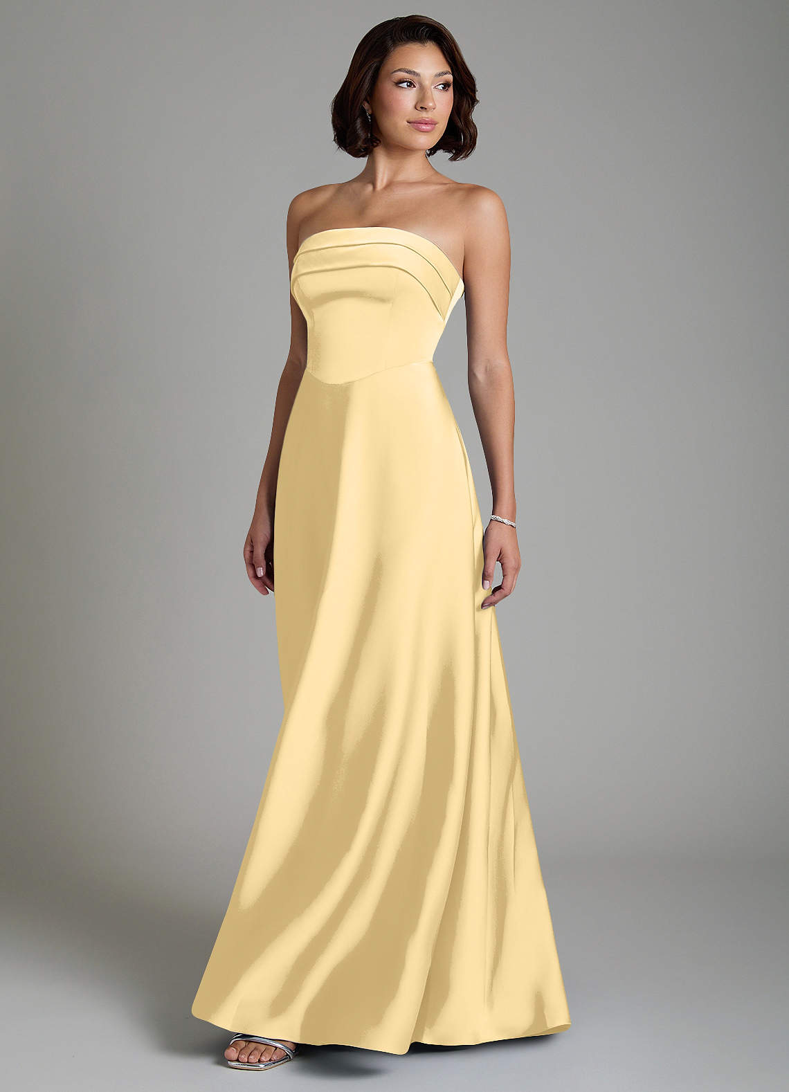 Azazie Odele Butter Stretch Satin Bridesmaid Dresses