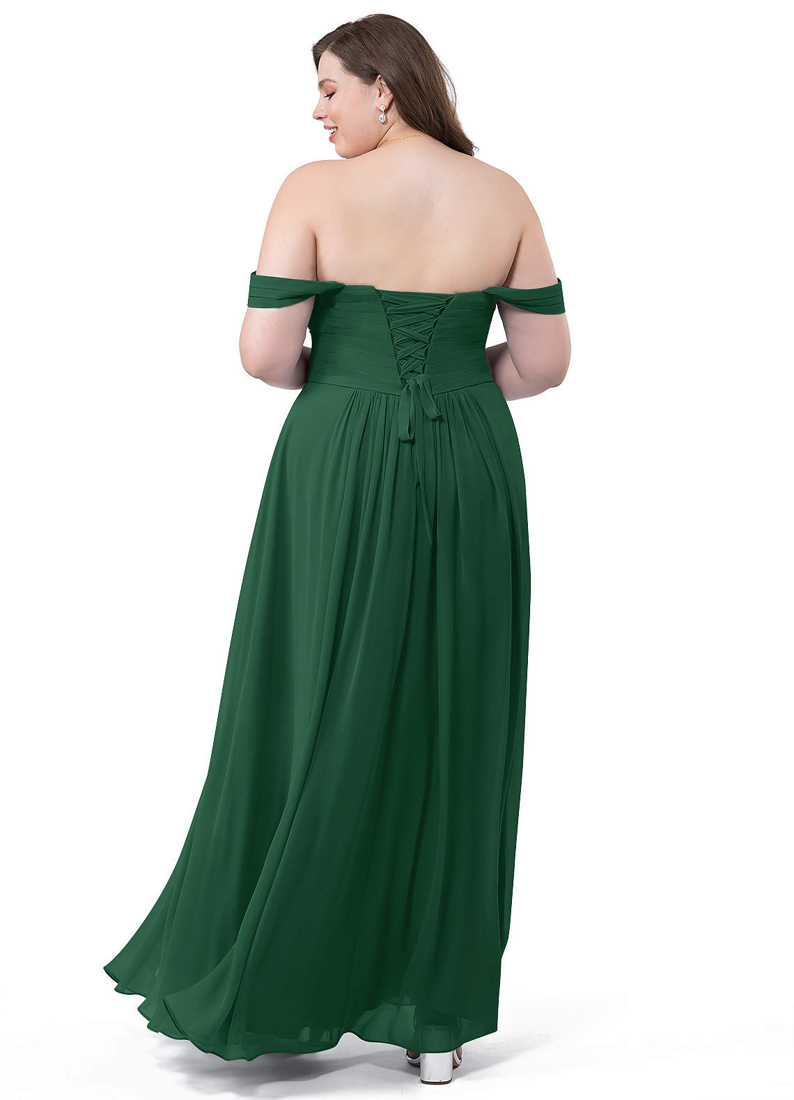 Azazie Corin Ready to Ship Dark Green Bridesmaid Dresses Azazie