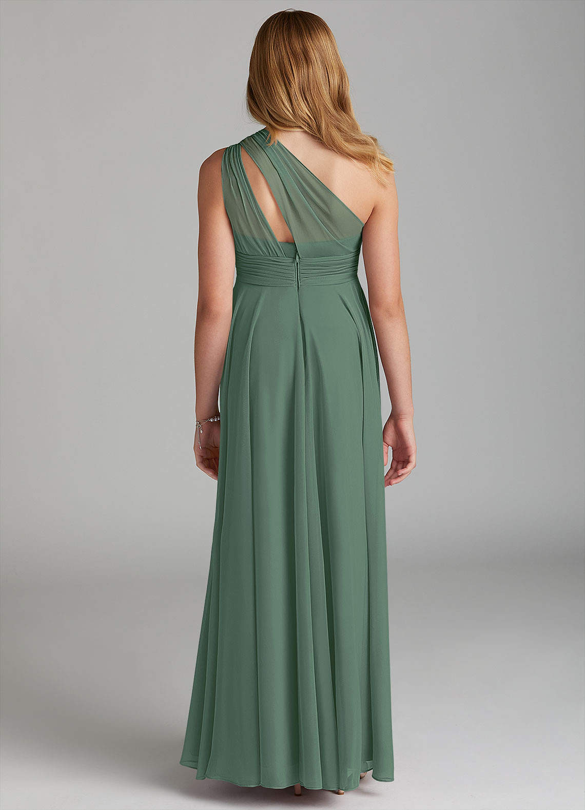 Azazie Charlize Junior Klä av A-Line i Maska image1