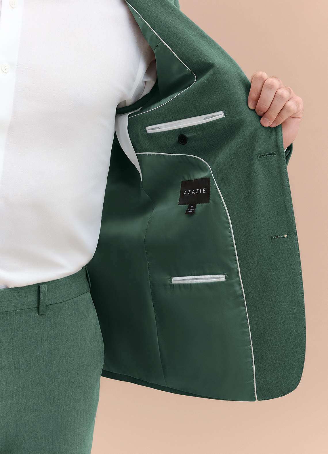 front William Eucalyptus Comfort Blend  Suit Jacket