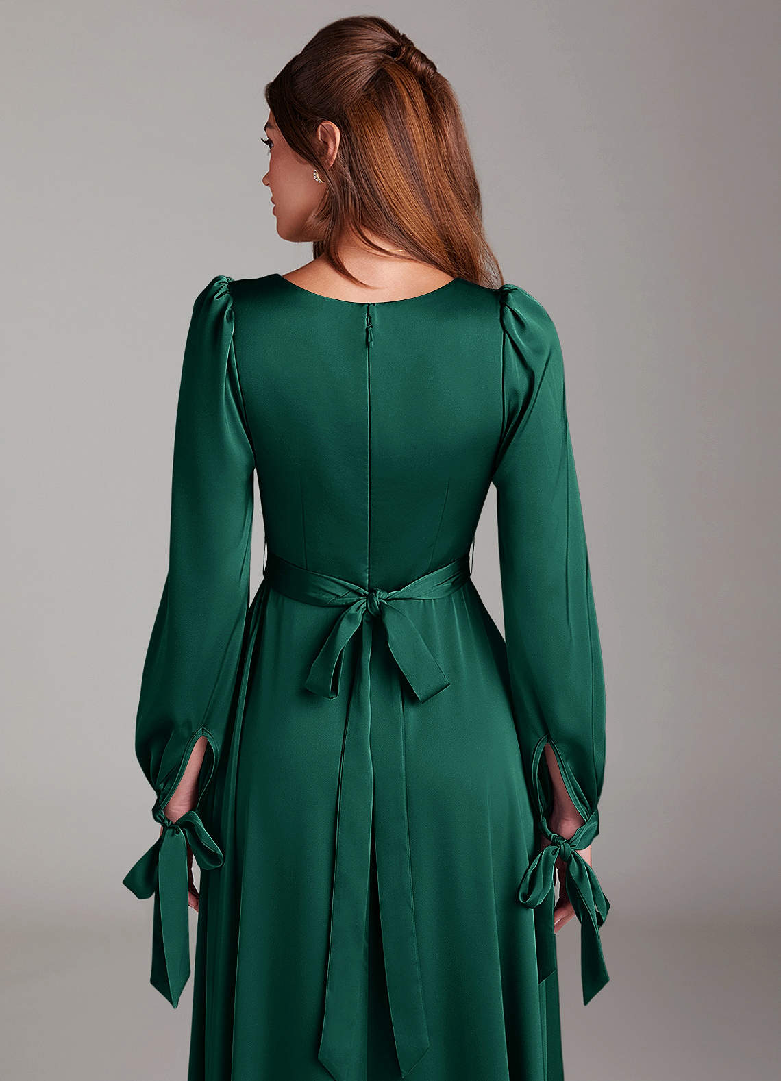 slim fit dress slacks Evergreen Maxi Dress Emerald / L main image 1