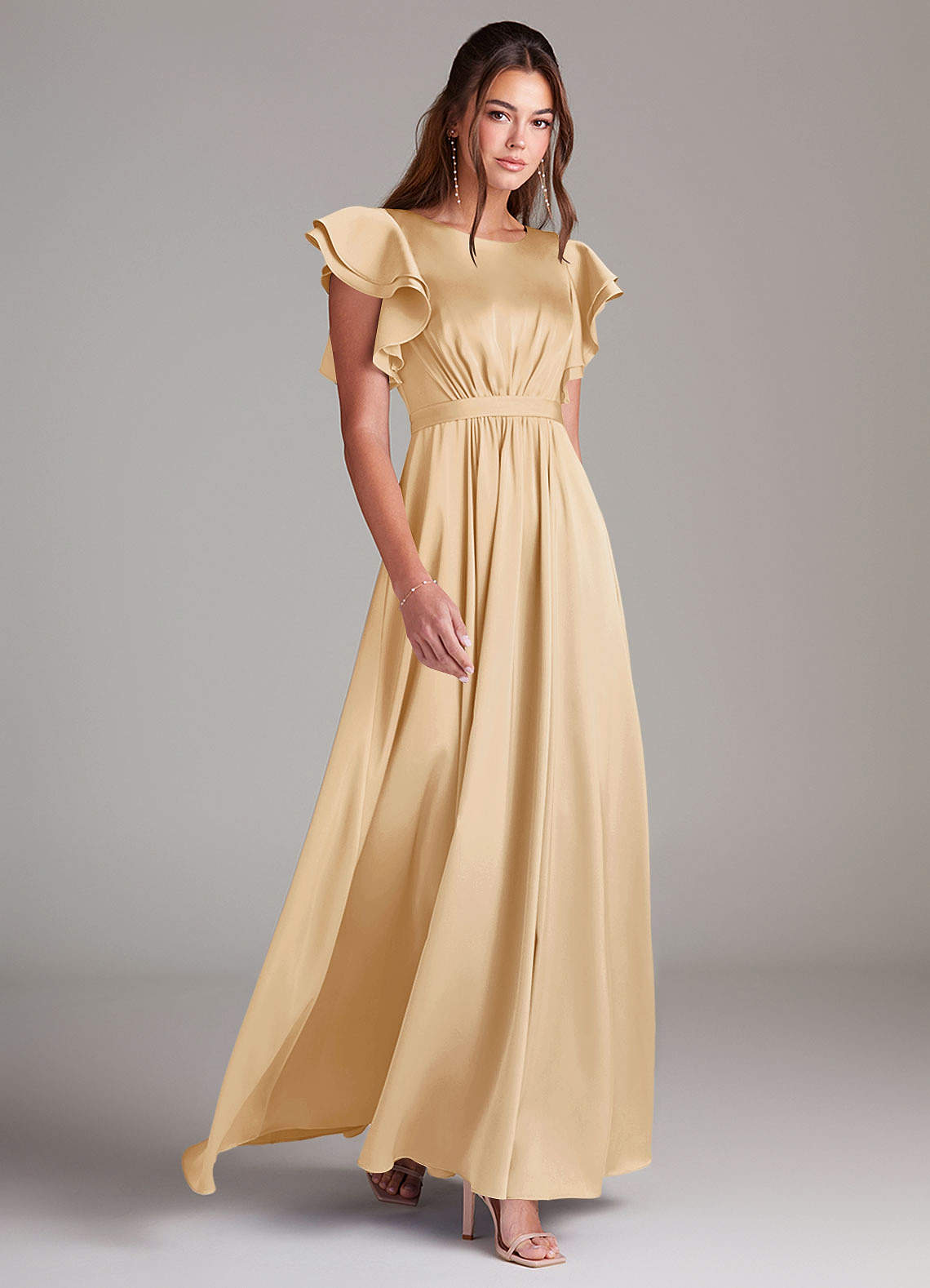 gold dress modest Winter Fashion is here! The Talia Dress in Gold Order now on timelessdresses.com #dresses #formaldresses #ballgown #party #longdress #modestfashion #modest #modestdresses #bridalshower #bridal #engagement #wedding #womensfashion #orlandpark