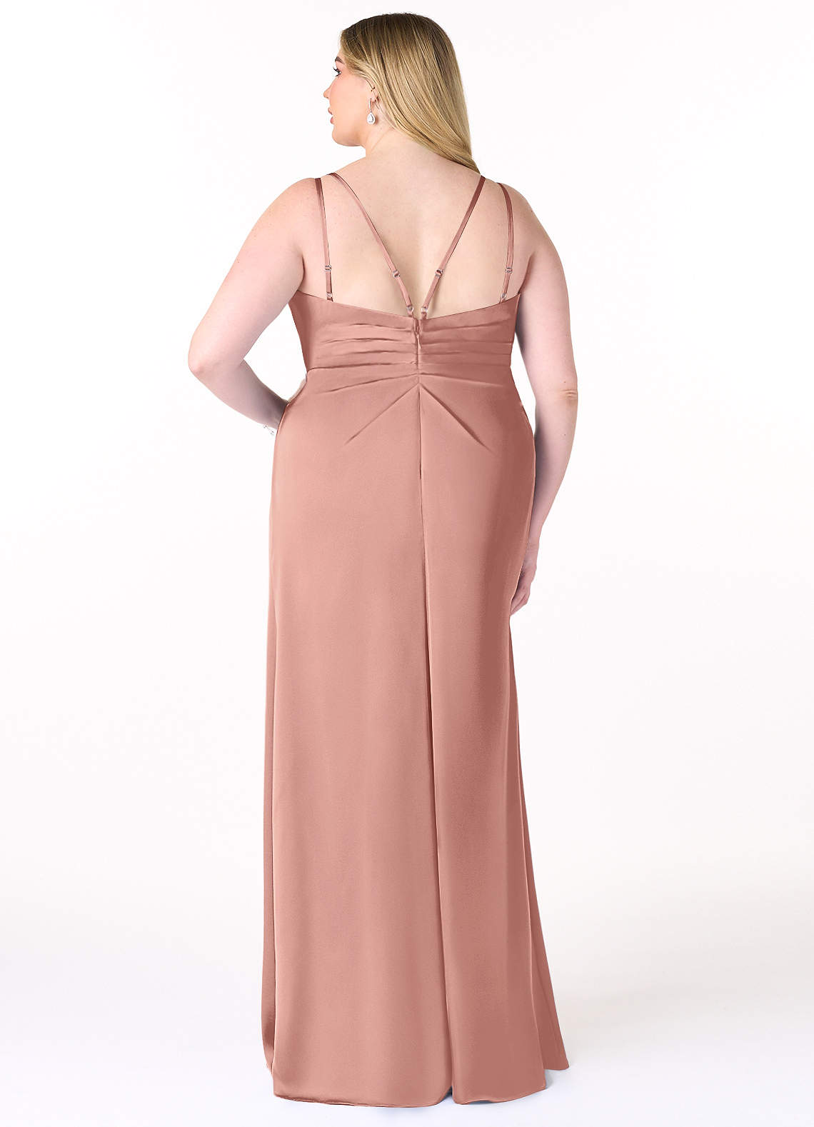 Azazie Aqua Rosette Stretch Satin Bridesmaid Dresses | Azazie Azazie Aqua Rosette Stretch Satin Bridesmaid Dresses | Azazie