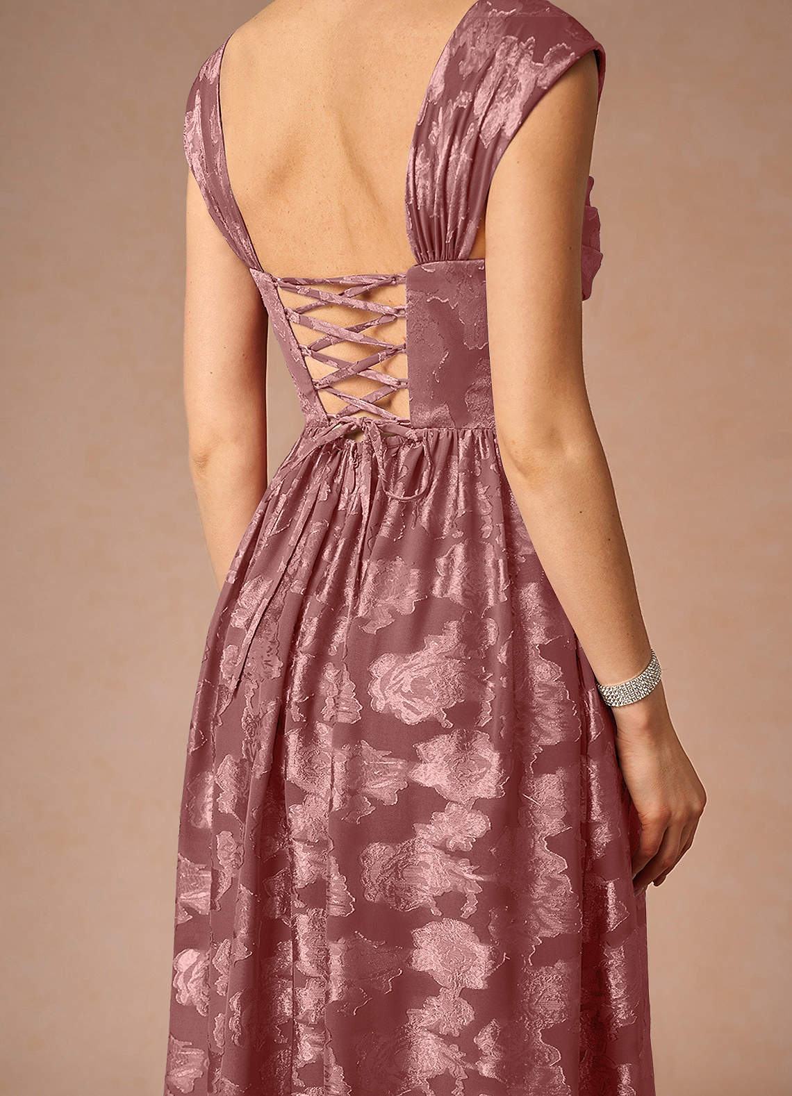 Robe Mi-Longue Roses Millésime Dana image7