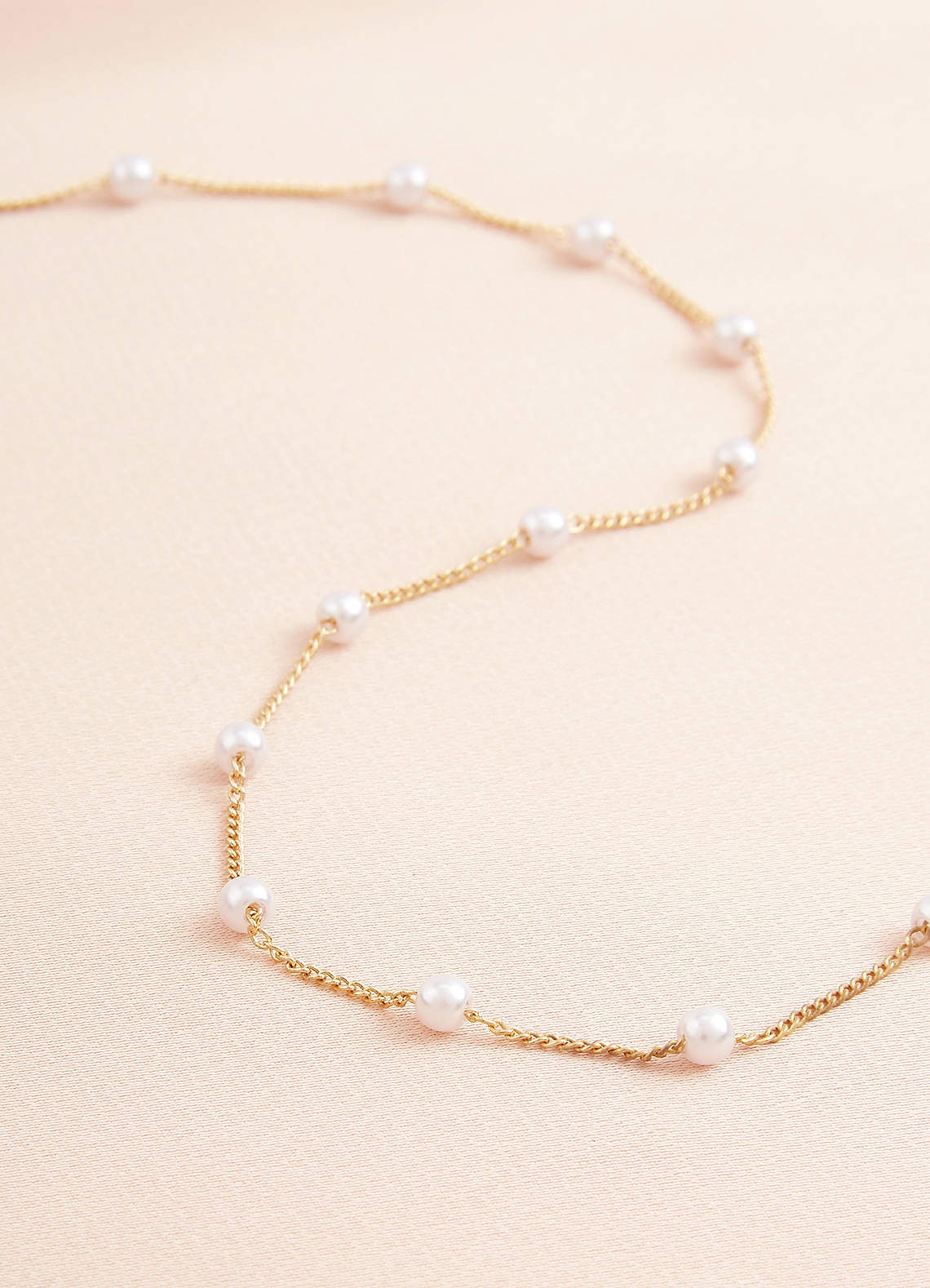 front Mini Pearl Back Body Chain