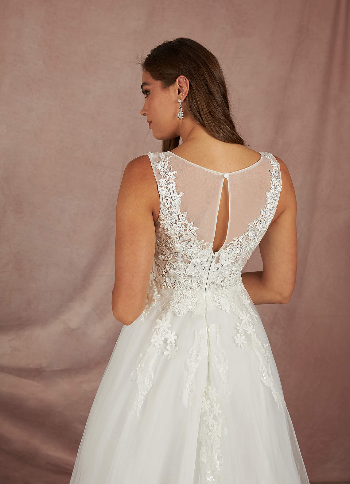 Azazie Sedona Wedding Dresses Ball-Gown Tulle Chapel Train Dress image1