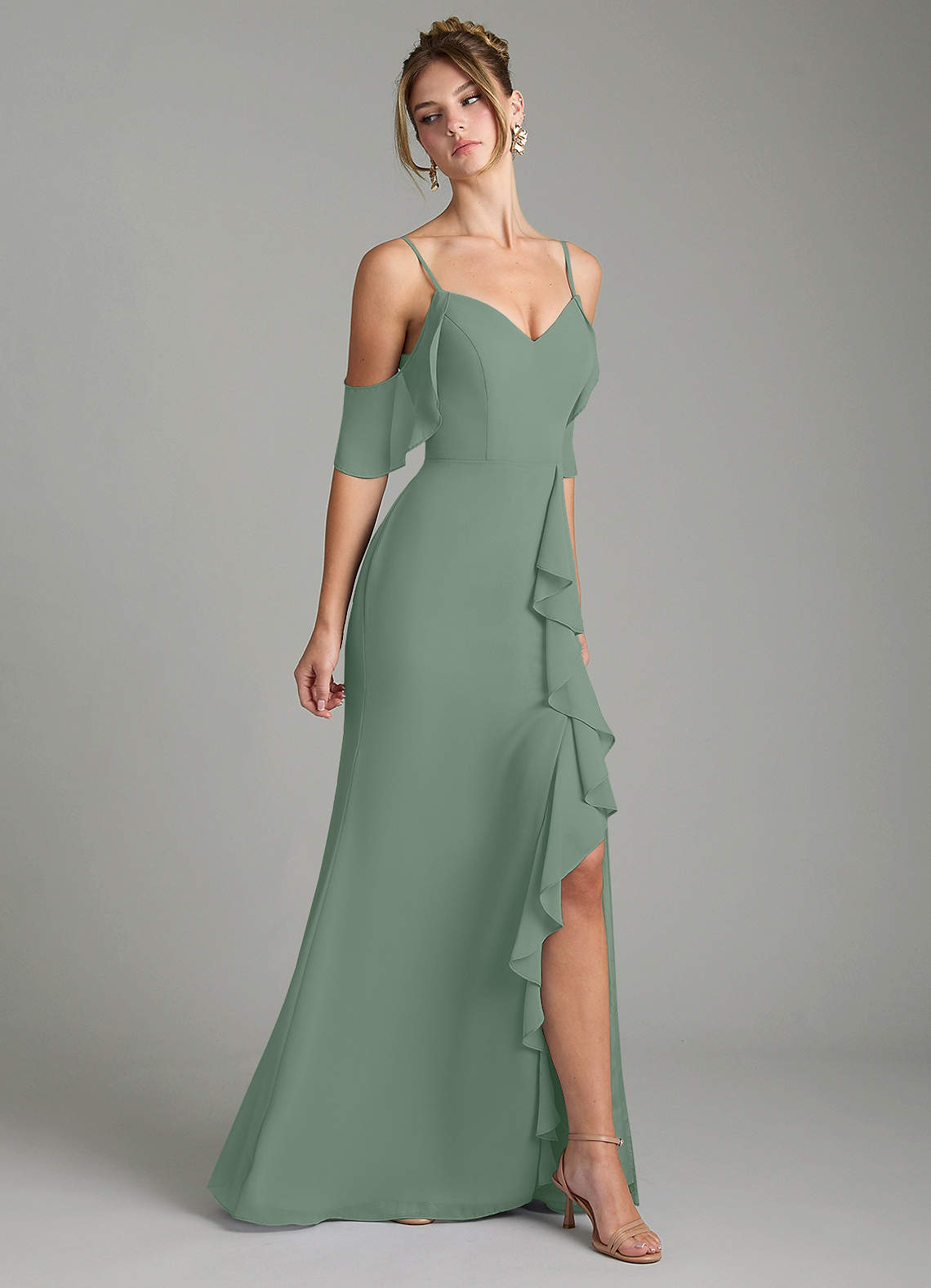 silver sage green bridesmaid dresses 6 Stunning Ideas for a Silver and Sage Wedding My Wedding Favors Blog