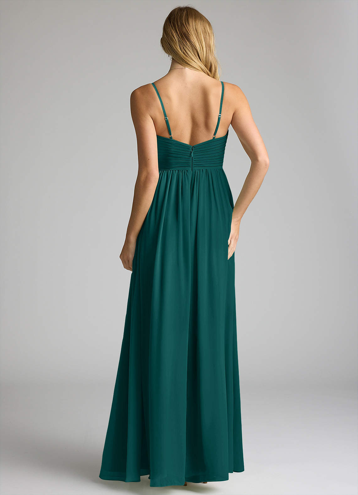 azazie peacock bridesmaid dress Alia swatches azazie ink blue vs peacock