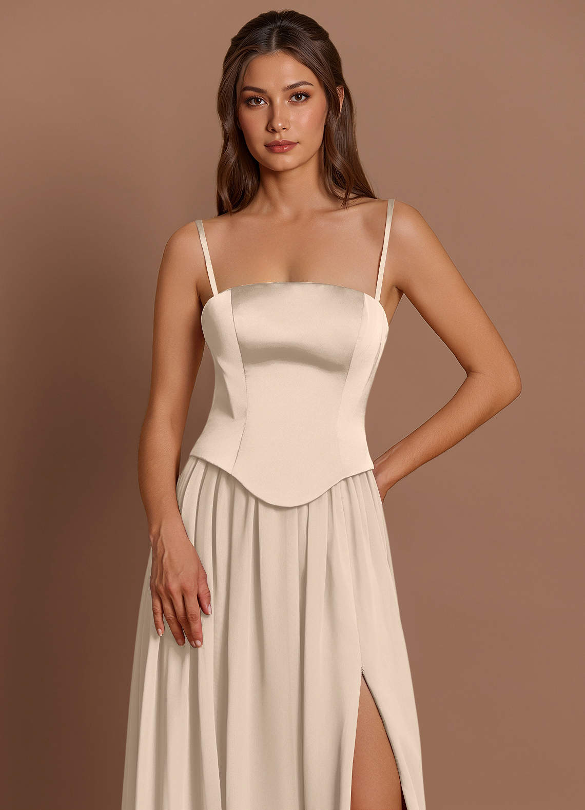 Cadence Cream Maxi Dress | Azazie Cadence Cream Maxi Dress | Azazie