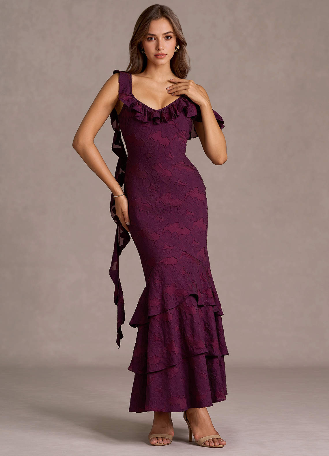 Moraine Plum Orchid Maxi Dress image1
