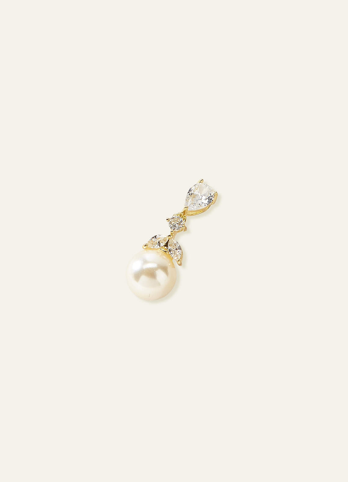 front Ocean Pearl Earrings
