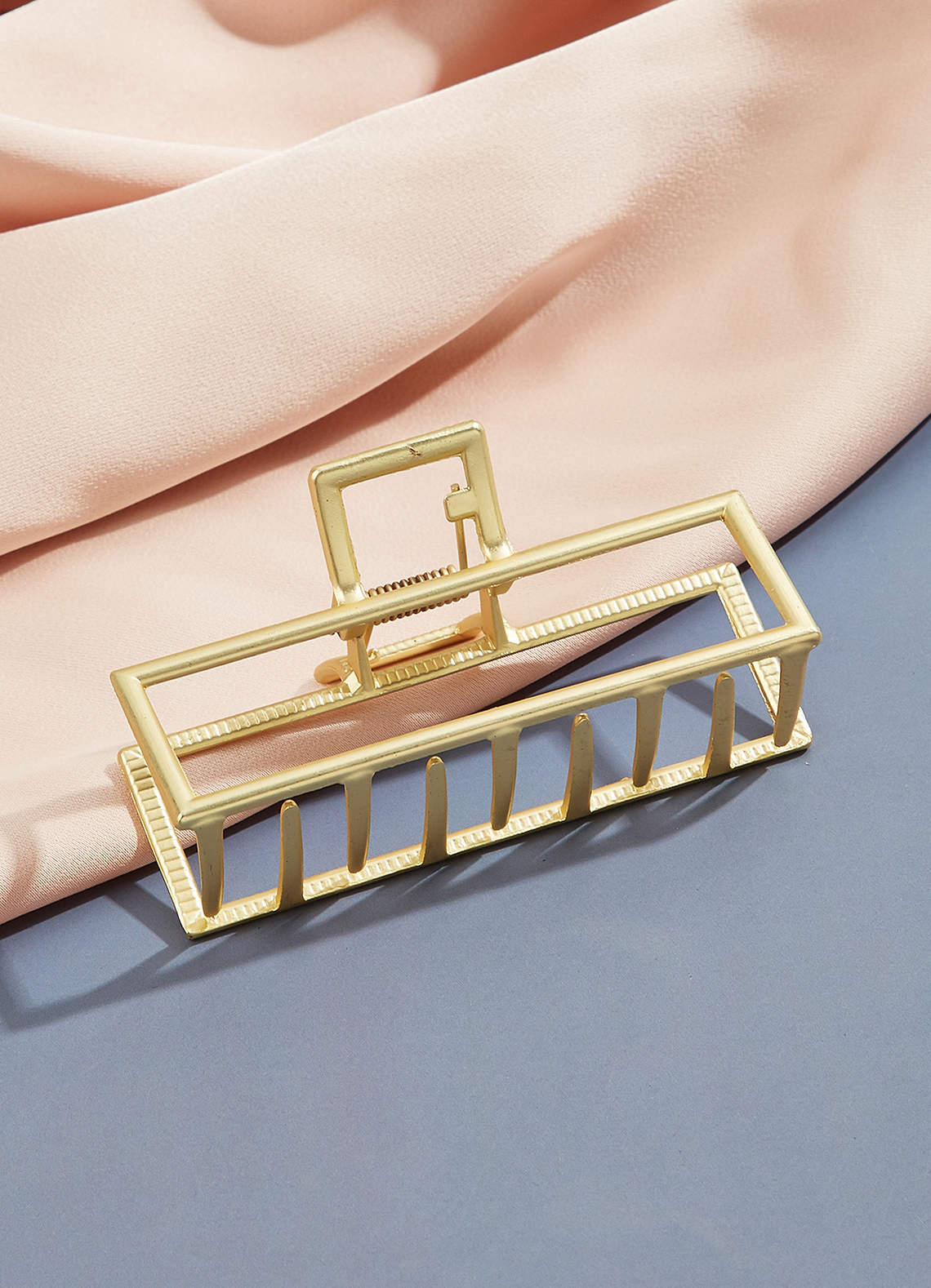 front Classic Golden Hair Clip