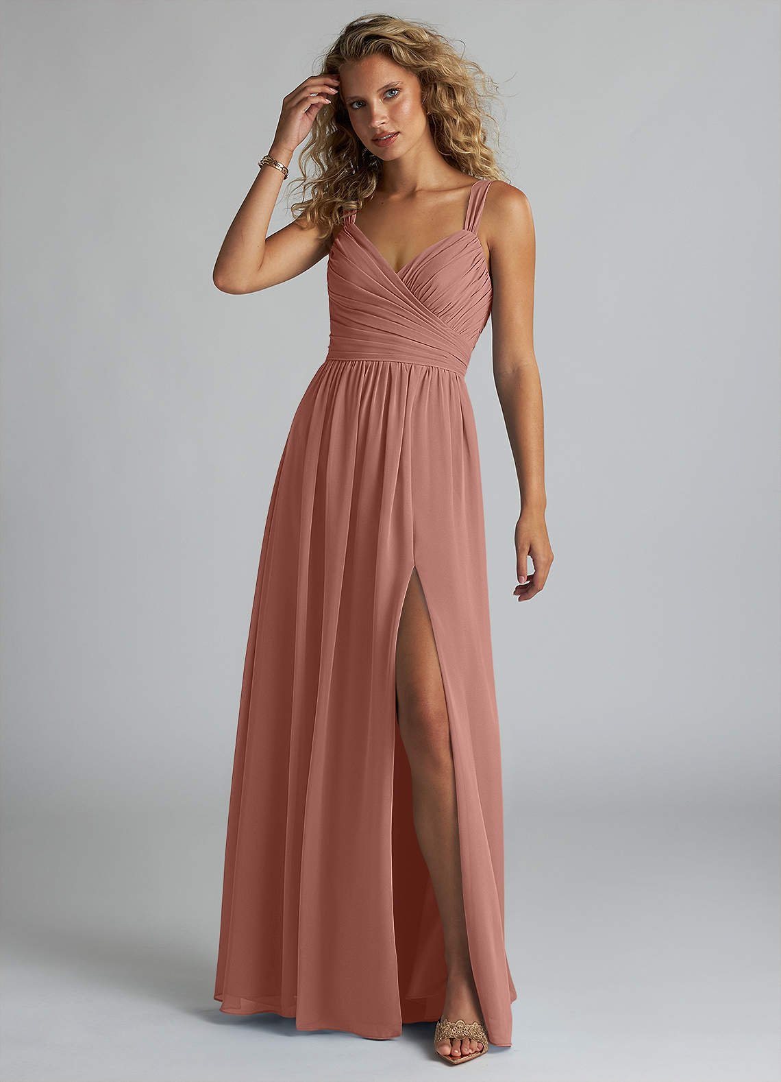 Azazie Aziza Cedar Rose Bridesmaid Dresses | Azazie