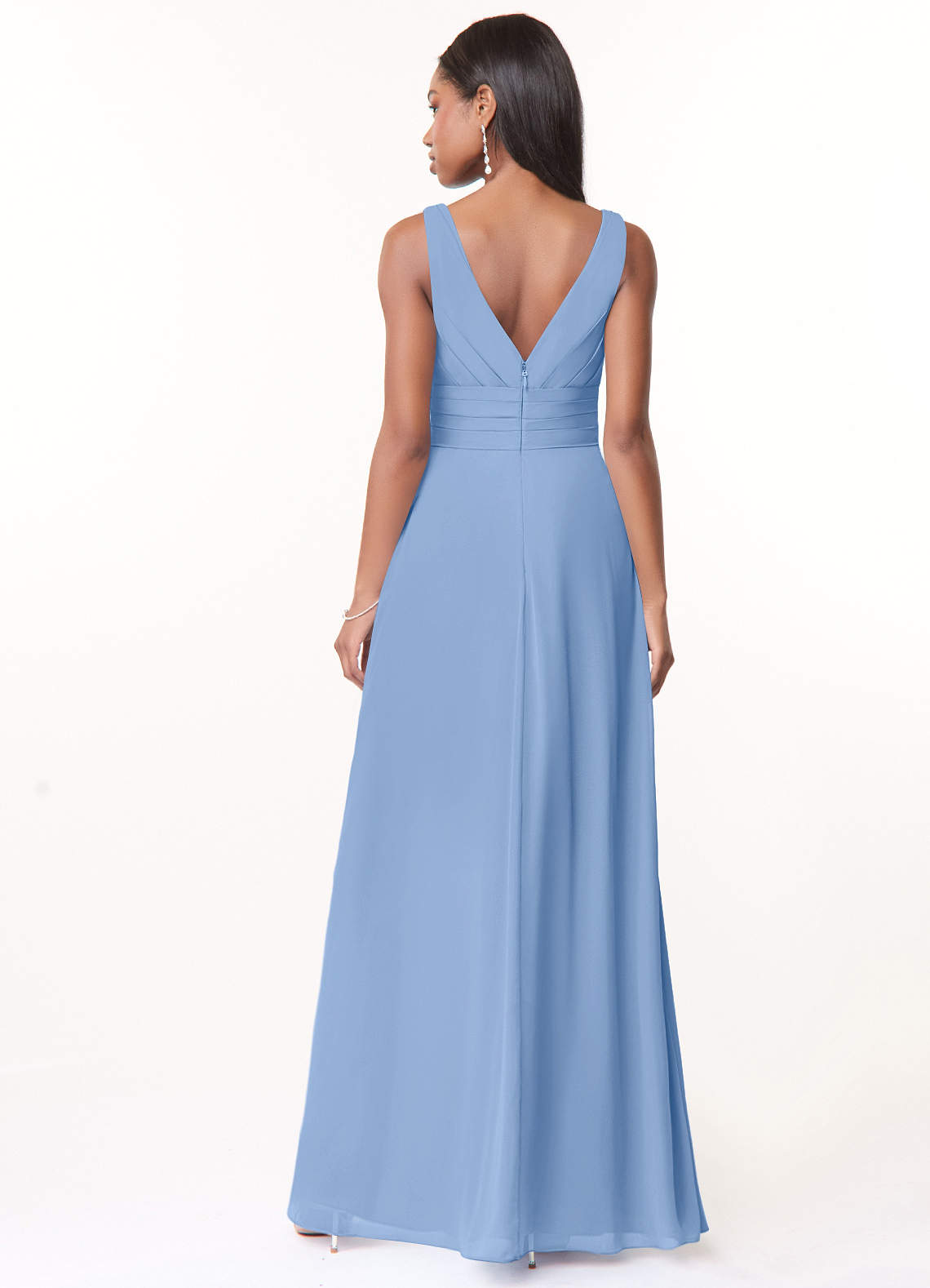 Steel Blue Azazie Julianna Bridesmaid Dresses | Azazie