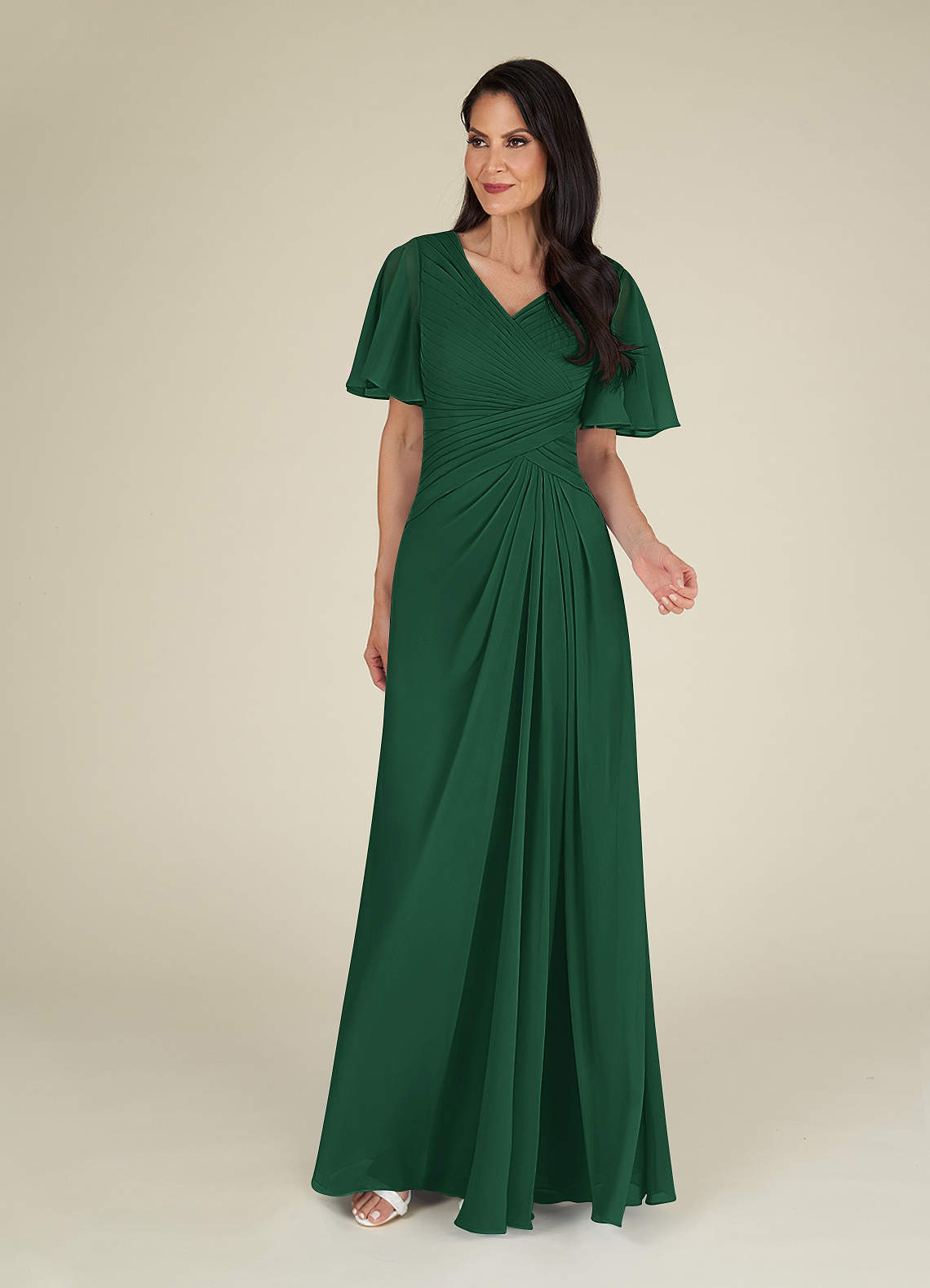 Azazie hot sale dark green