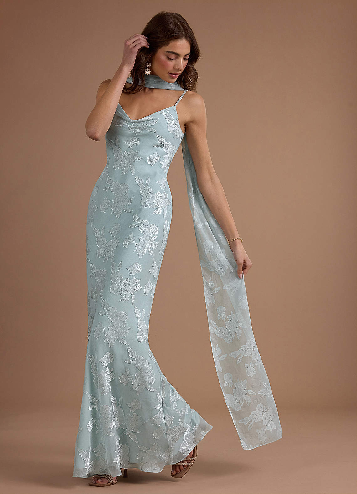 Azazie Yulia Mist Blue Maxi Dress Azazie Yulia Mist Blue Maxi Dress