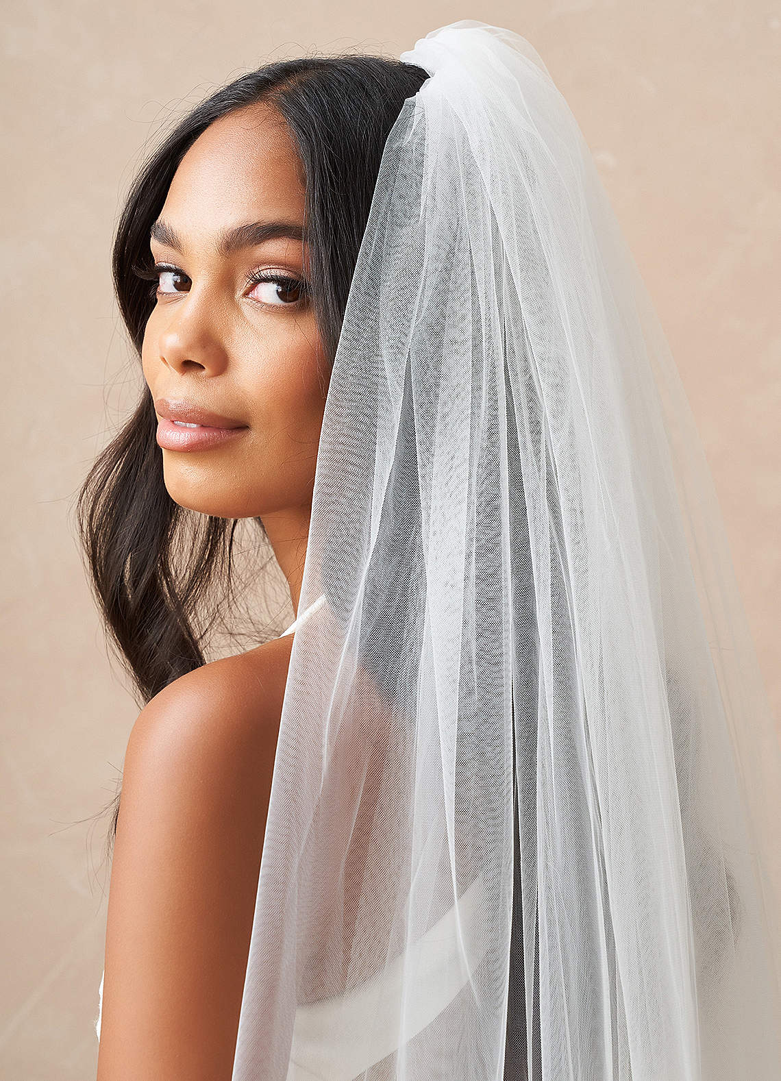 front Meave Sequin Lace Cathedral Veil