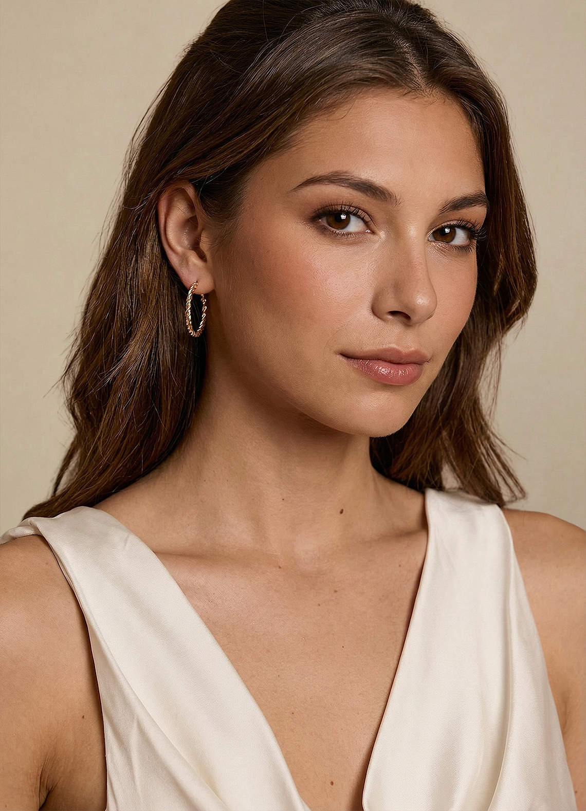 front Mångsidiga örhängen set om 6