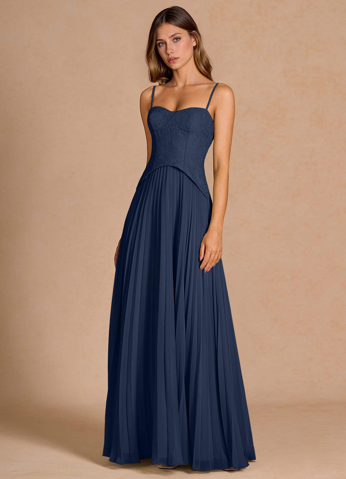 Daphine Navy Maxi Dress Ready to Ship | Azazie
